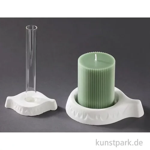 Artikelbild 3 des Artikels “Gießform - Kerzenhalter III für Stab- + Stumpenkerzen “
