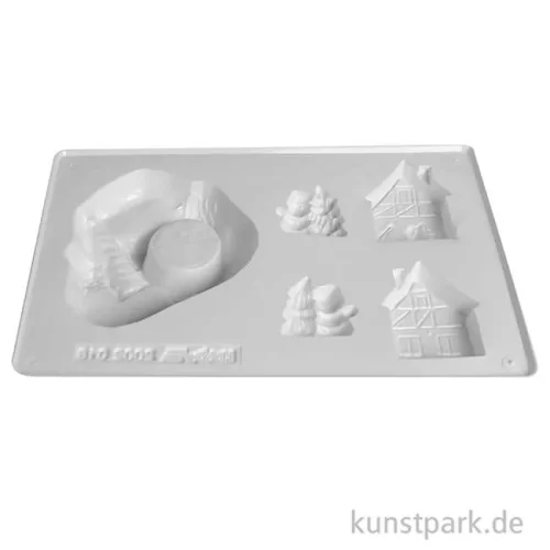 Artikelbild 3 des Artikels “Gießform - Kerzenhalter, Winterlandschaft “
