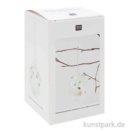 Artikelbild 3 des Artikels “Glas Ei - Erdbeerblüte “
