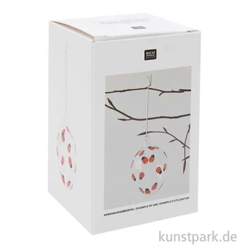 Artikelbild 3 des Artikels “Glas Ei - Marienkäfer “