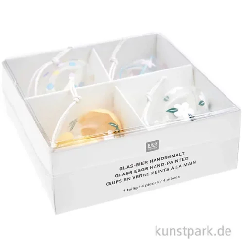 Artikelbild 3 des Artikels “Glas Eier Handbemalt, 4-teilig “