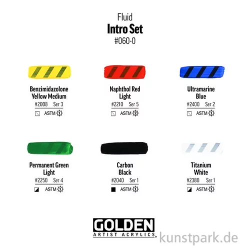 Artikelbild 3 des Artikels “GOLDEN Open Acryl - Intro Set, 6 x 22 ml + 30 ml Thinner “