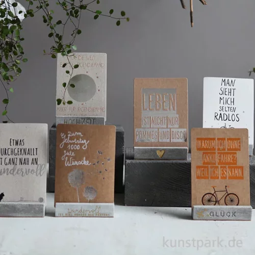 Artikelbild 3 des Artikels “Good old friends - Kartenhalter, Goldenes Herz “