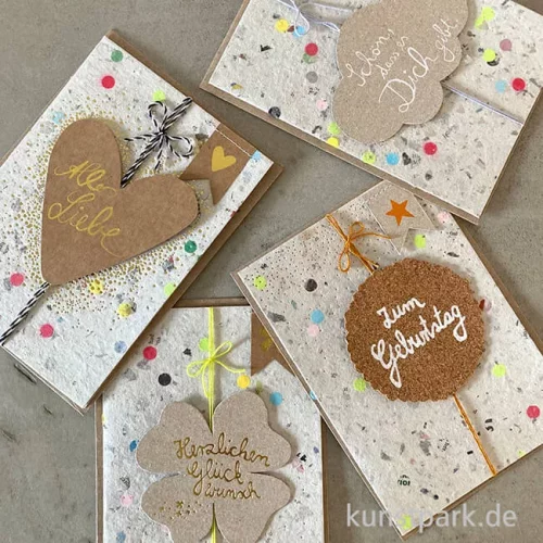Artikelbild 3 des Artikels “Good old friends - Konfettipapierkarte, Alles Liebe “