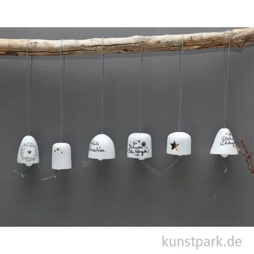 Artikelbild 3 des Artikels “Good old friends - Mini Glöckchen aus Porzellan, Herz “