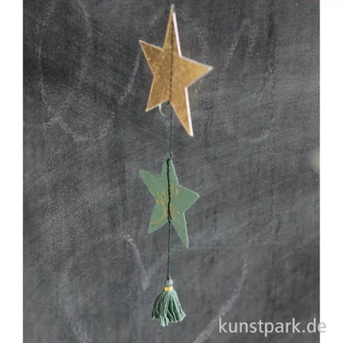 Artikelbild 3 des Artikels “Good old friends - Wintersternkette, Grün-Gold “