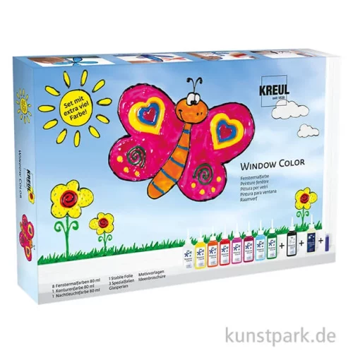 Artikelbild 3 des Artikels “KREUL Window Color Glas Design Set mit extra viel Farbe & Zubehör “