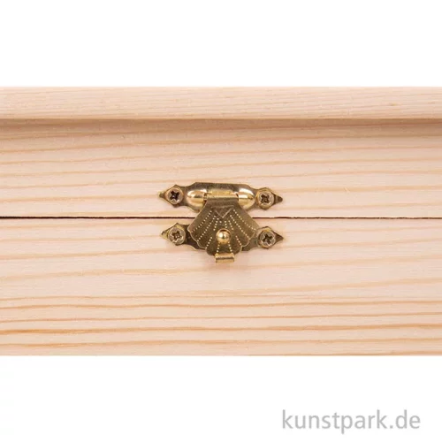 Artikelbild 3 des Artikels “Holz Schatulle, Natur, 10,5 x 19 x 13,5 cm “