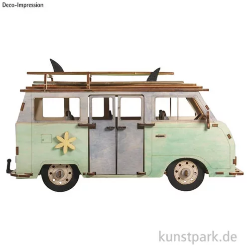 Artikelbild 3 des Artikels “Holzbausatz 3D - Campingbus “