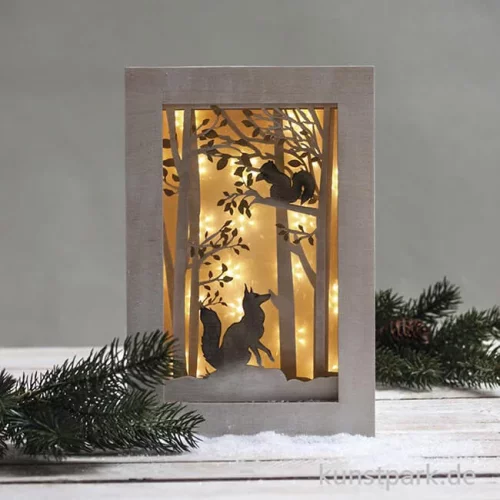 Artikelbild 3 des Artikels “Holzbausatz 3D-Motivrahmen - Wald, 20x30x6,6 cm, 15-teilig “
