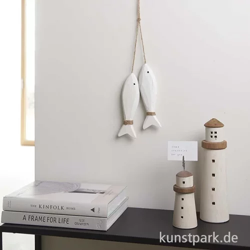 Artikelbild 3 des Artikels “Holzdeko Leuchtturm Kartenhalter, 6,5 x 14 cm “