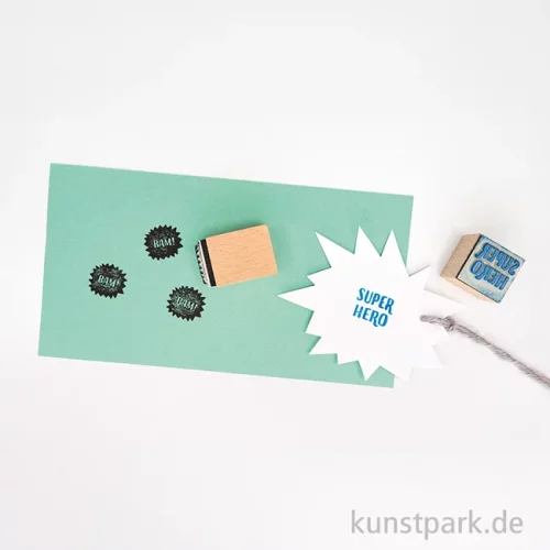 Artikelbild 3 des Artikels “Holzstempel-Set SUPERHEROES, 12-teilig “
