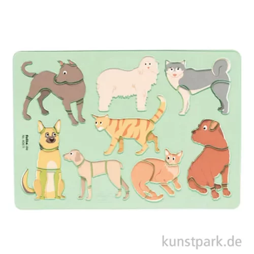 Artikelbild 3 des Artikels “Kreativ Schablonen - Zoo, 6er Set mit Ausmalvorlagen “