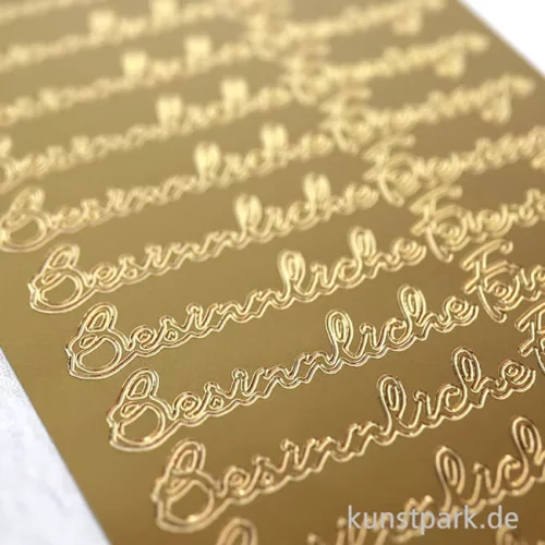 Artikelbild 3 des Artikels “Kreativ Sticker - Besinnliche Weihnachten, Gold, 10 x 23 cm “