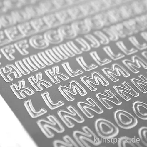 Artikelbild 3 des Artikels “Kreativ Sticker - Buchstaben groß, Silber, 10 x 23 cm “