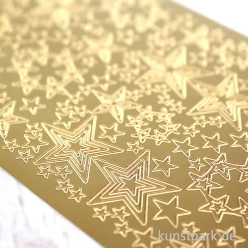 Artikelbild 3 des Artikels “Kreativ Sticker - Sterne 3, Gold, 10 x 23 cm “