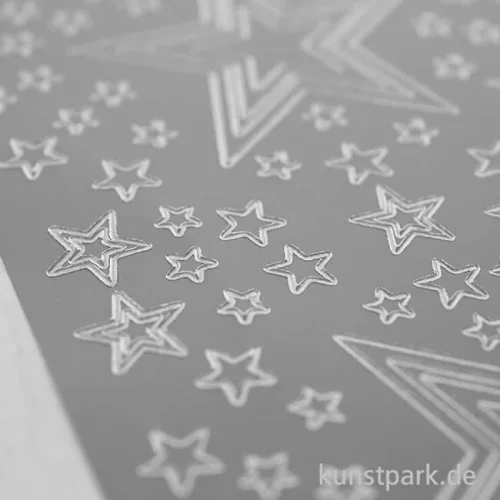 Artikelbild 3 des Artikels “Kreativ Sticker - Sterne 4, Silber, 10 x 23 cm “