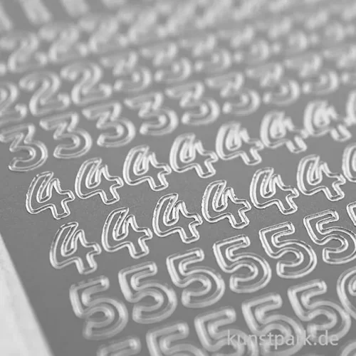 Artikelbild 3 des Artikels “Kreativ Sticker - Zahlen 1, Silber, 10 x 23 cm “