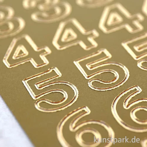 Artikelbild 3 des Artikels “Kreativ Sticker - Zahlen 2, Gold, 10 x 23 cm “