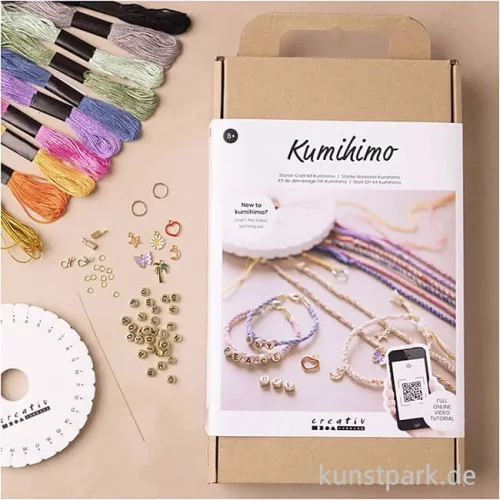 Artikelbild 3 des Artikels “Kumihimo Starter Set mit Zubehör für Armbänder “