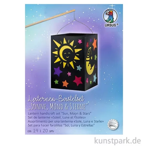 Artikelbild 3 des Artikels “Laternen Bastelset - Sonne, Mond & Sterne “