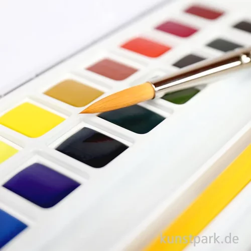 Artikelbild 3 des Artikels “Lukas Aquarell Studio-Set 16 halbe Näpfchen und Zubehör “