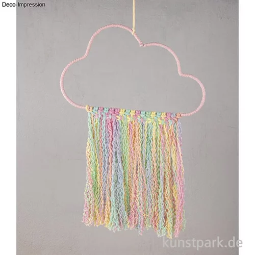 Artikelbild 3 des Artikels “Makramee Garn, Regenbogen, 3 mm Durchmesser, 30 m, ca. 110g “