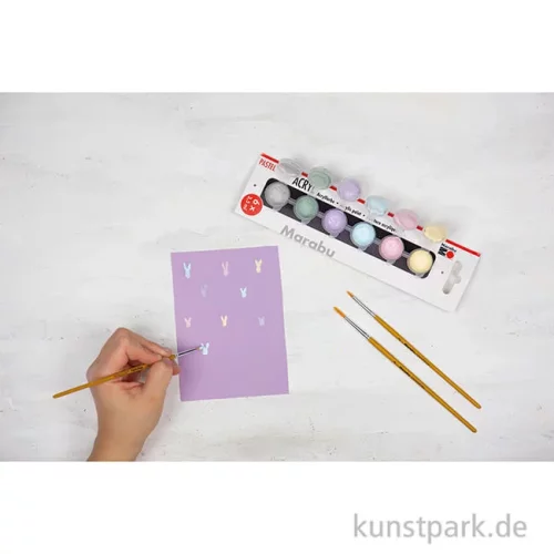 Artikelbild 3 des Artikels “Marabu Acrylfarben Set - Pastell, 6 x 3,5 ml “