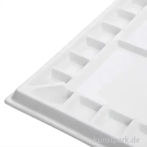 Artikelbild 3 des Artikels “Meeden Porzellanpalette - Eckig, 17 Mischmulden, XL, 25 x 33 cm “