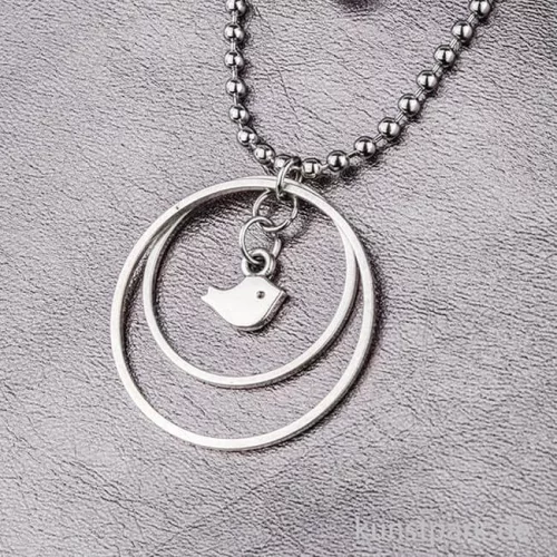 Artikelbild 3 des Artikels “Mini-Anhänger Metall - silberner Vogel, 6 Stück “