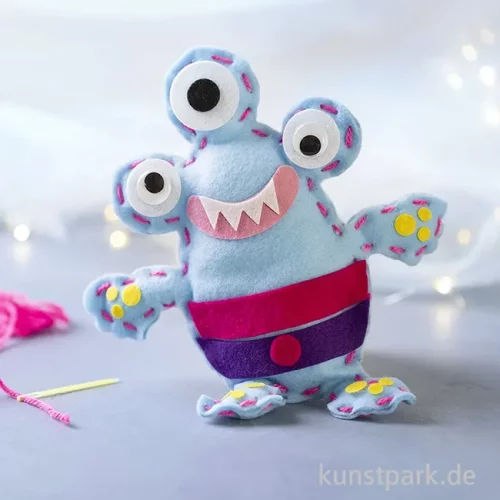 Artikelbild 3 des Artikels “Mini Bastelset - Filzmonster Nähen “
