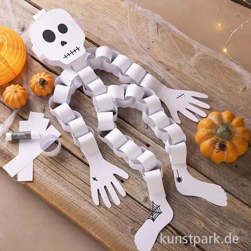 Artikelbild 3 des Artikels “Mini Bastelset Halloween Papierdeko, Skelett “