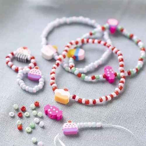 Artikelbild 3 des Artikels “Mini Bastelset Schmuck - Elastisches Armband + Ring “