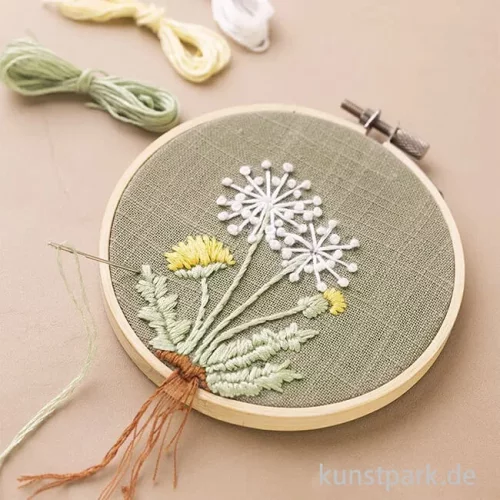 Artikelbild 3 des Artikels “Mini Stickset - Stickrahmen, Staubgrün “