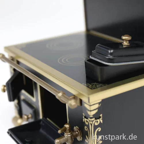 Artikelbild 3 des Artikels “Miniatur Küchenherd, Metall Schwarz, 11 x 7 x 13 cm “