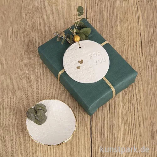 Artikelbild 3 des Artikels “Motivwalze - Roller mit Muster, Holz, Love, 11 x 1,5 cm, 3 Stück “
