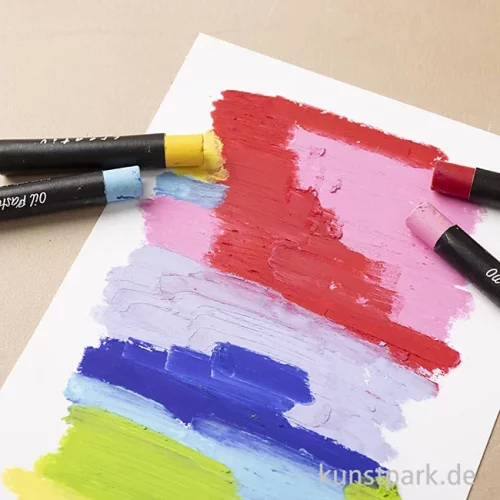 Artikelbild 3 des Artikels “Ölpastellkreiden, Länge 7 cm, Dicke 11 mm, Standard-Farben, 12 Stück “