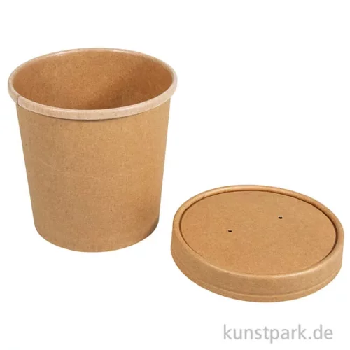 Artikelbild 3 des Artikels “Pappbecher mit Deckel, lebensmittelecht, 4 Stück “