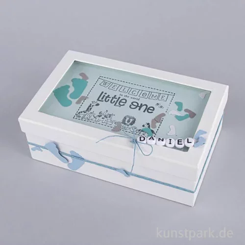 Artikelbild 3 des Artikels “Pappmache Box mit Schütteldeckel, Weiß Größe 20x12,5x7 cm “