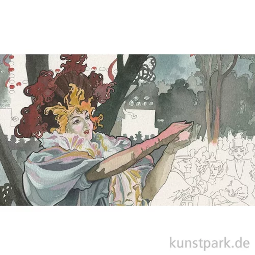 Artikelbild 3 des Artikels “PEPIN Künstler Malbuch - Alphonse Mucha “