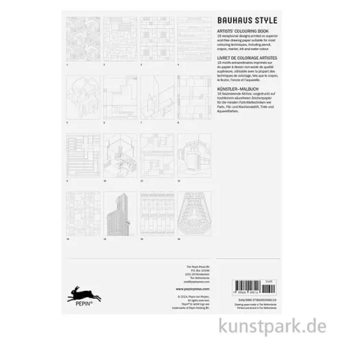 Artikelbild 3 des Artikels “PEPIN Künstler Malbuch - Bauhaus Style “