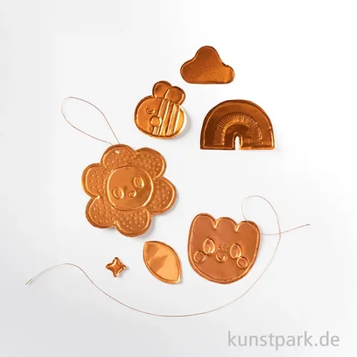 Artikelbild 3 des Artikels “folia Prägefolien, Alu, 3 Blatt, 18,5 x 29,5 cm - Kupfer “