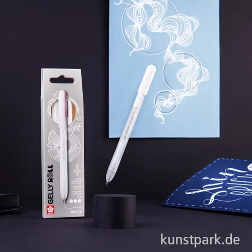 Artikelbild 3 des Artikels “Sakura Gelly Roll 3er Set, Retractable, Weiße Gelstifte “