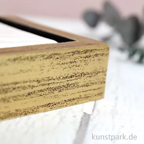 Artikelbild 3 des Artikels “Schattenfugenrahmen mit Keilrahmen - Gold “