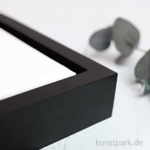 Artikelbild 3 des Artikels “Schattenfugenrahmen mit Keilrahmen - Schwarz “