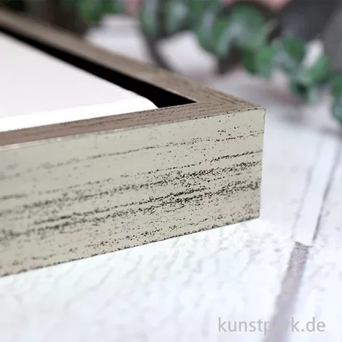 Artikelbild 3 des Artikels “Schattenfugenrahmen mit Keilrahmen - Silber “