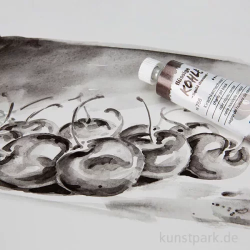 Artikelbild 3 des Artikels “Schmincke Flüssige Kohle Kirschkernschwarz 15 ml “