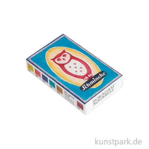 Artikelbild 3 des Artikels “Schmincke HORADAM Aquarell Set, Streichholzschachtel, 6 x 1/2 Näpfe “