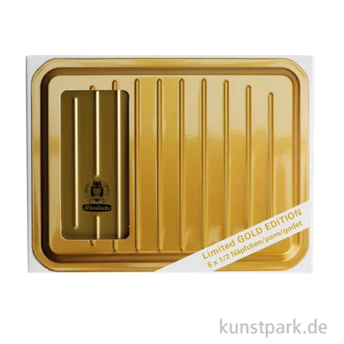 Artikelbild 3 des Artikels “Schmincke HORADAM Aquarellkasten - Gold Sonderedition, 6 x 1/2 Näpfe “
