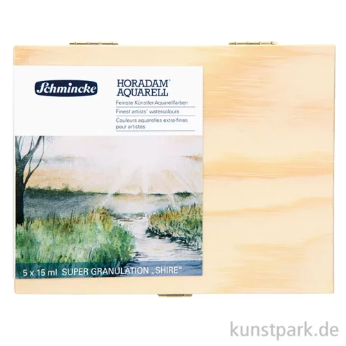 Artikelbild 3 des Artikels “Schmincke HORADAM Supergranulierend Auen - Holzkasten 5 x 15 ml “